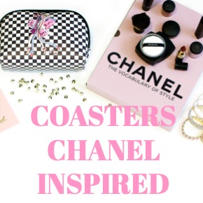 COASTERS CHANEL INSPIRED PATTERNS