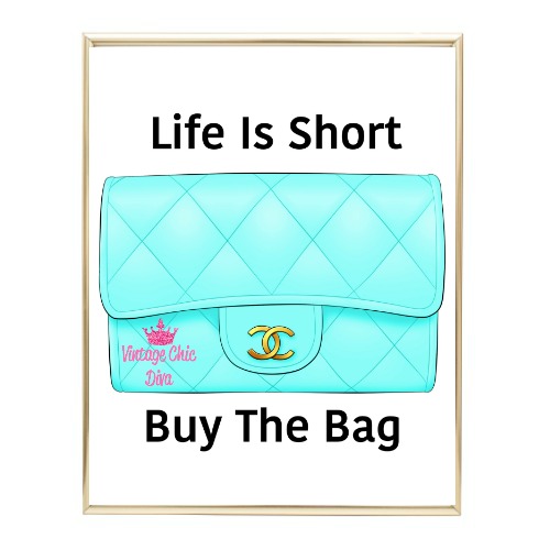 Aqua Glam Chanel Handbag11 Wh Bg-