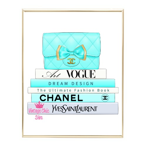 Chanel Handbag Fashion Wall Art Print