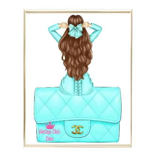 Aqua Glam Fashion Girl Set11 Wh Bg-