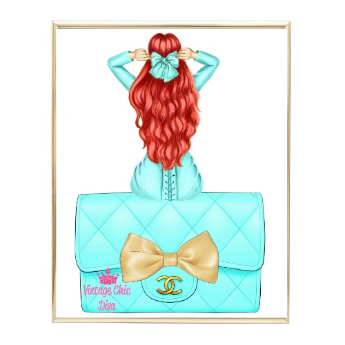 Aqua Glam Fashion Girl Set24 Wh Bg-