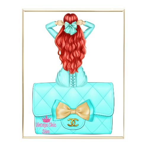 Aqua Glam Fashion Girl Set29 Wh Bg-