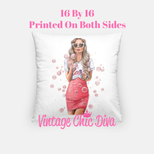 Barbie Fashion Girl1 Pillow Case-