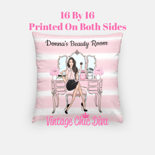 Beauty Room Girl5 Pillow Case-