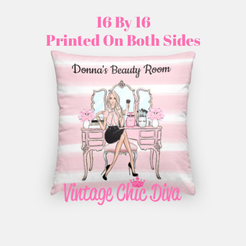 Beauty Room Girl6 Pillow Case-