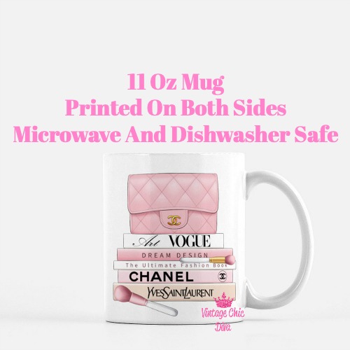 Chanel Fashion Books Fashion Coffee Mug