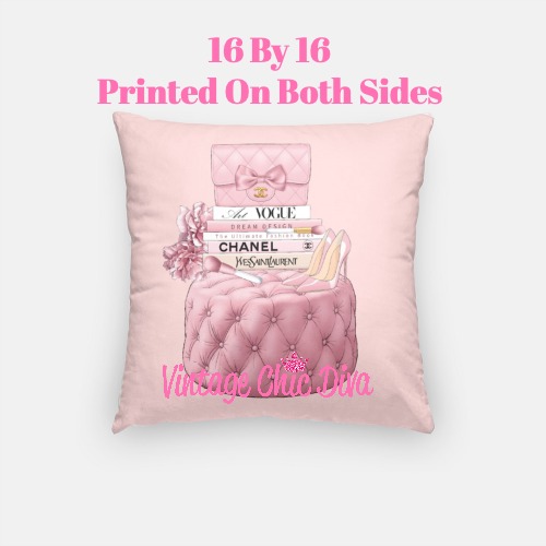 Beauty Begins the Moment You Decide to Be Yourself CoCo Chanel Quote in  Blush Pink Throw Pillow for Sale by pb598