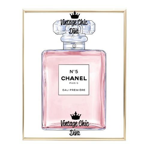 Chanel Perfume Fashion Wall Art Print