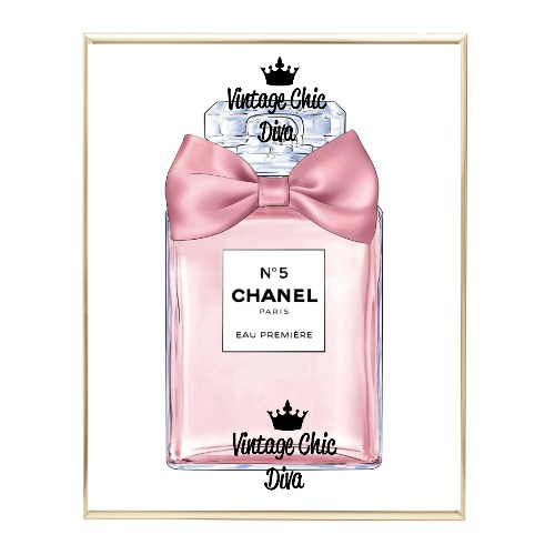 Chanel Perfume Fashion Wall Art Print