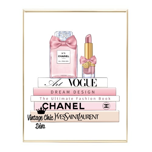 Chanel Perfume Fashion Wall Art Print