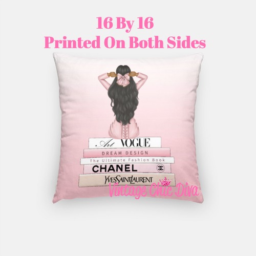 Chanel Perfume Fashion Pillow