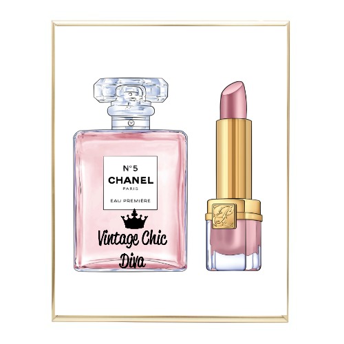 Chanel Perfume Fashion Wall Art Print