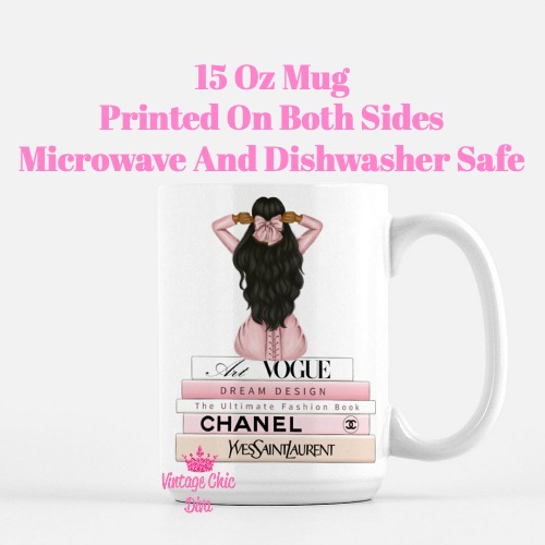 Blush Pink Fashion Girl10 Coffee Mug-