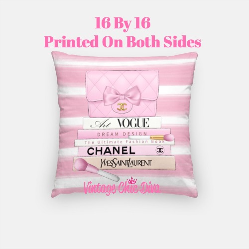 DIY: Chanel Inspired Pillow. 