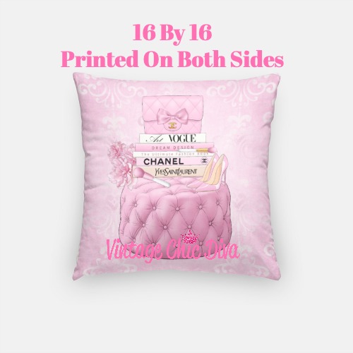 Pink Chanel pillows handmade new for Sale in Tracy, CA - OfferUp