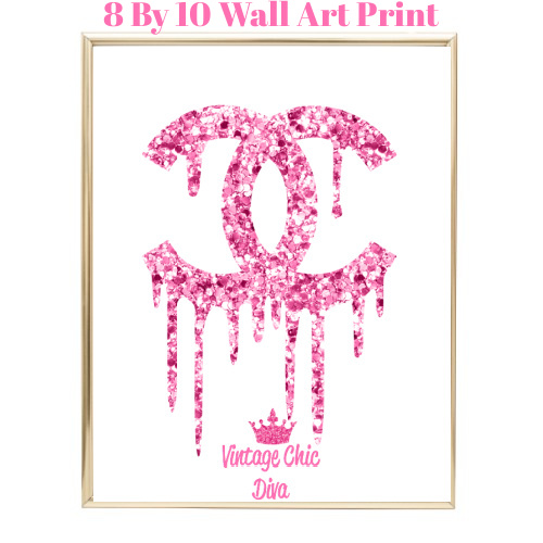 Chanel Logo Fashion Wall Art Print