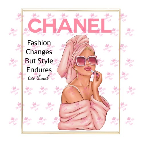 Chanel Magazine Girl10 Wh Bg-