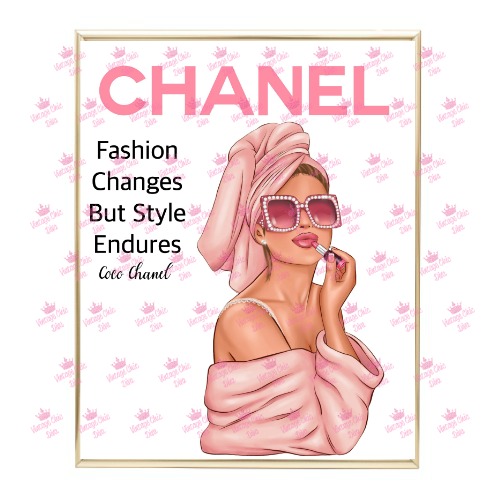 Chanel Magazine Girl11 Wh Bg-