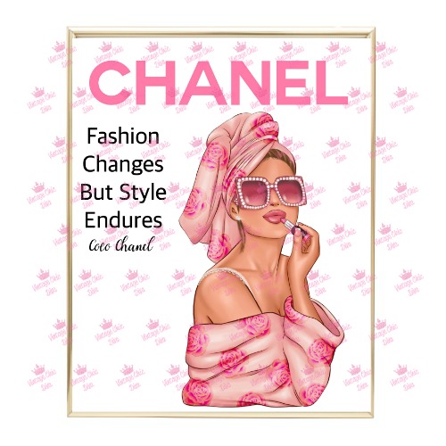 Chanel Magazine Girl14 Wh Bg-