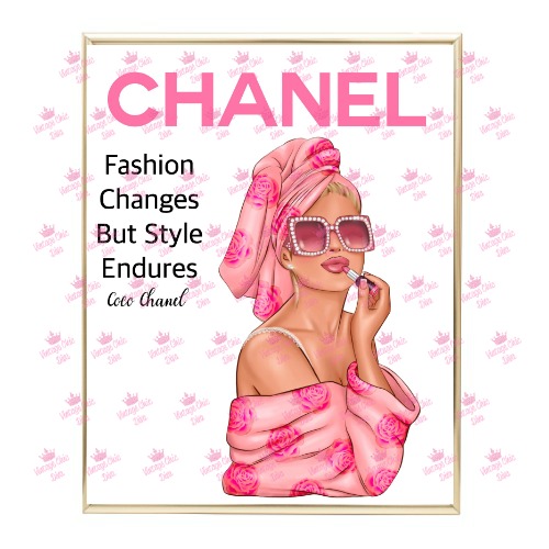 Chanel Magazine Girl16 Wh Bg-