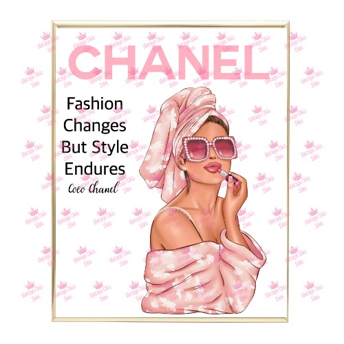 Chanel Magazine Girl3 Wh Bg-
