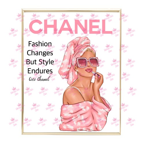 Chanel Magazine Girl4 Wh Bg-