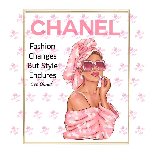 Chanel Magazine Girl5 Wh Bg-