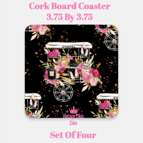 Chanel Pattern24 Coaster-