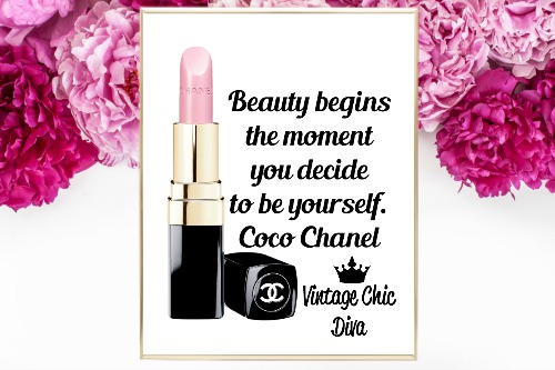 Coco Chanel Quote17 White Background-