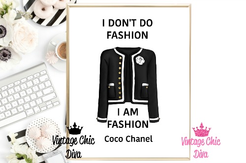 Coco Chanel Quote5 White Background-