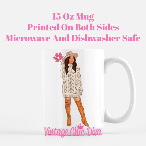 Fall Love Girl8 Coffee Mug-