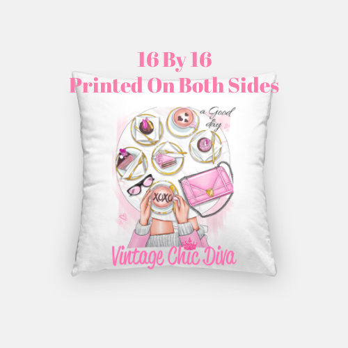 Fashion Cafe4 Pillow Case-