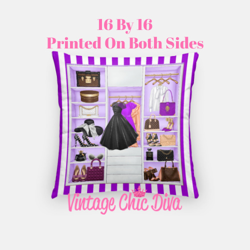 Fashion Closet13 Pillow Case-