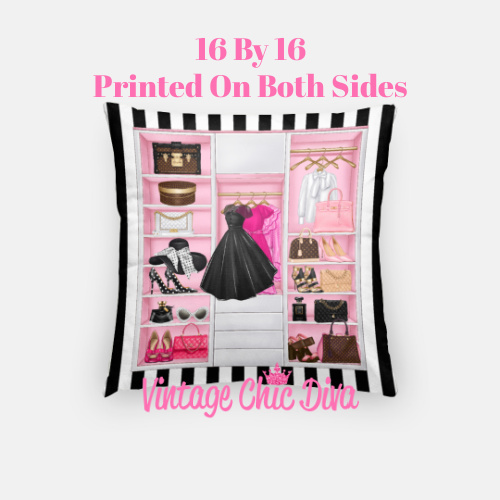 Fashion Closet1 Pillow Case-