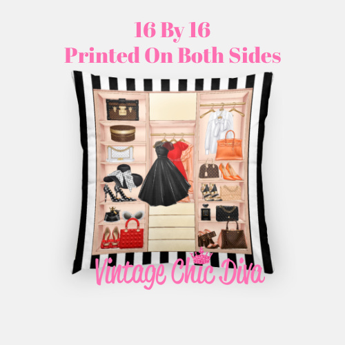 Fashion Closet4 Pillow Case-