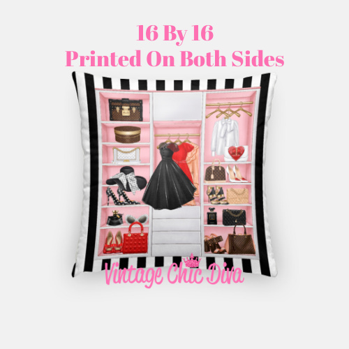 Fashion Closet7 Pillow Case-