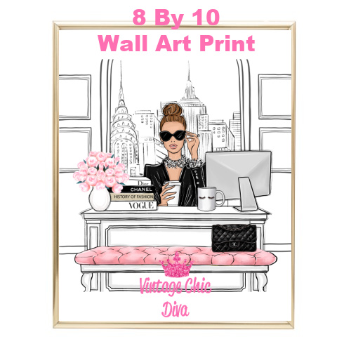 Fashion Girl Fashion Wall Art Print