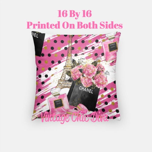 Girly Fashion1 Pillow Case-