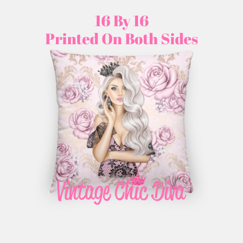 Glam Girl2 Pillow Case-