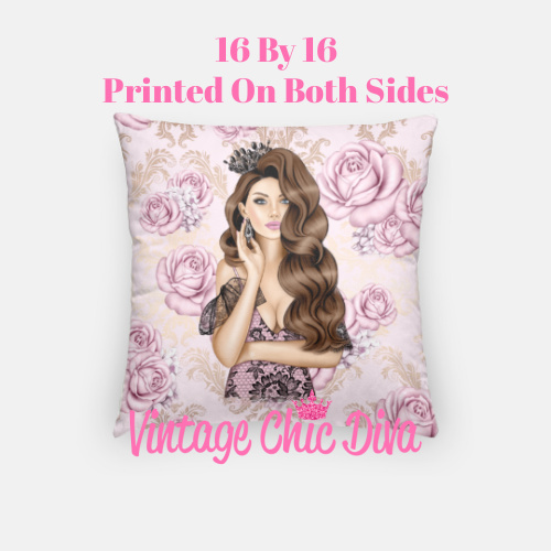 Glam Girl3 Pillow Case-