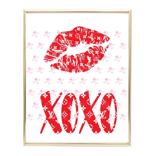 Louis Vuitton Lips Wall Art  Premium Printed Canvas & Tapestrty