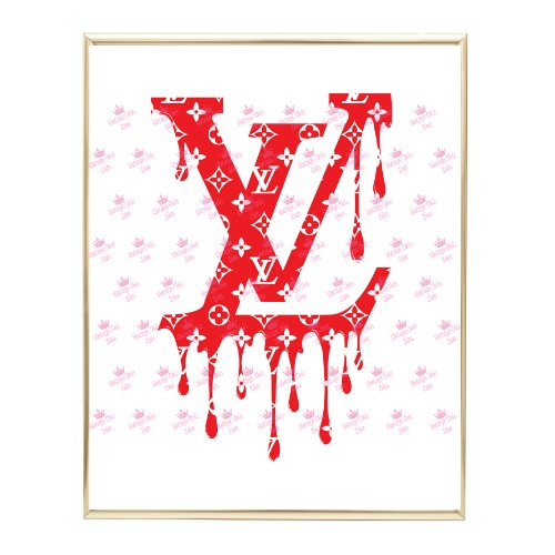 Dripping LV Logo - LogoDix