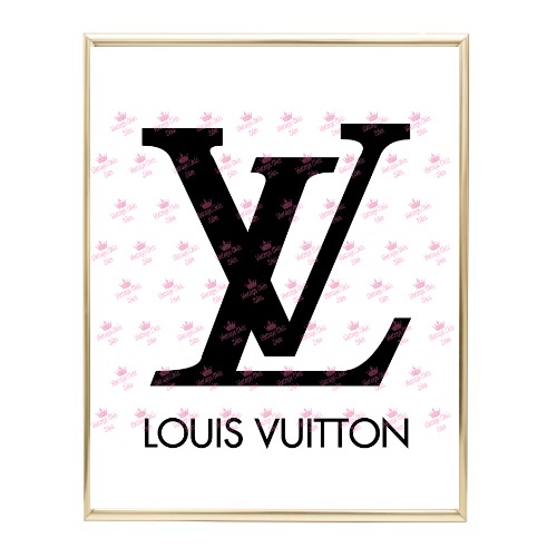 Louis Vuitton Logo Fashion Wall Art Print