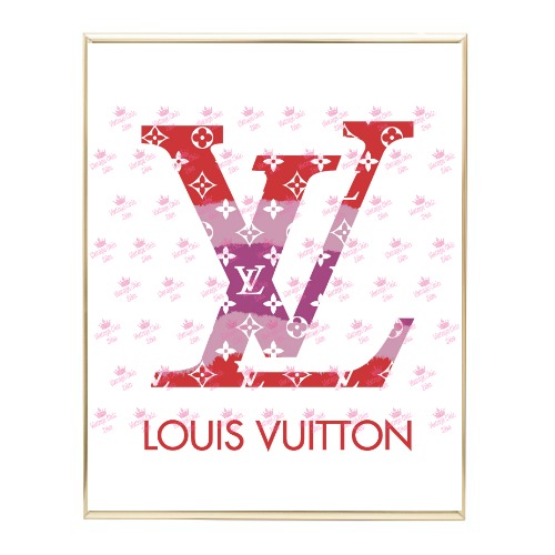 louis vuitton wall stickers logo