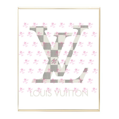 pink lv print