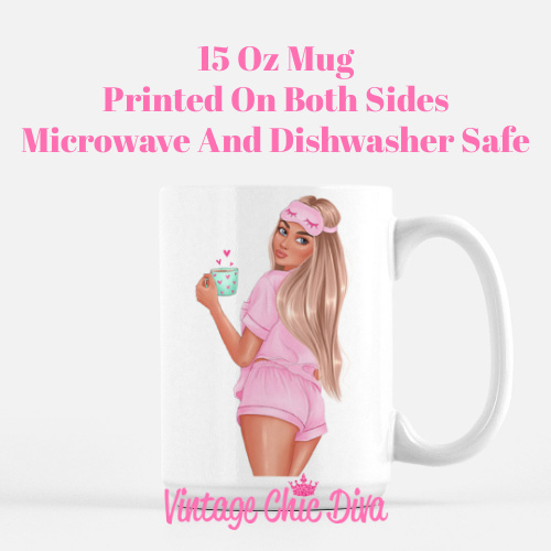 Morning Coffee Girl2 Coffee Mug-