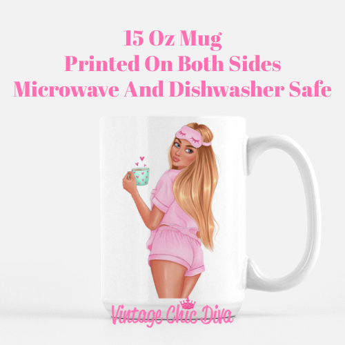 Morning Coffee Girl3 Coffee Mug-