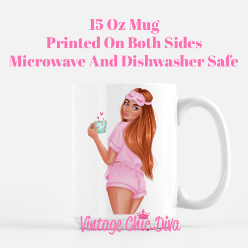 Morning Coffee Girl5 Coffee Mug-