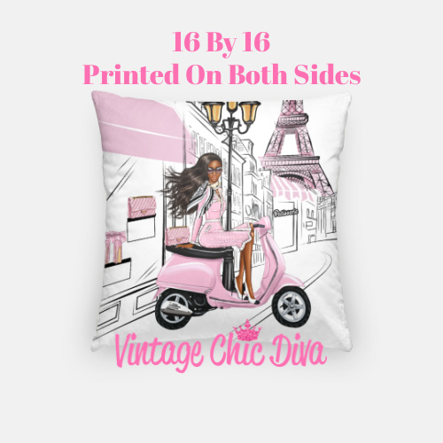 Paris Girls3 Pillow Case-