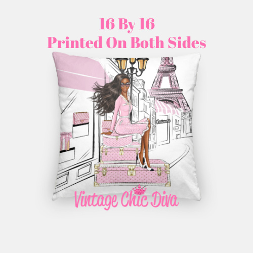 Paris Girls7 Pillow Case-